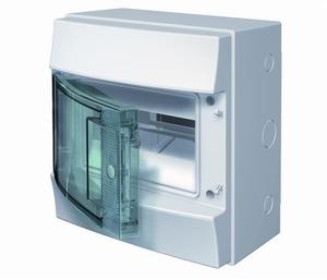 Фото ABB 1SLM006501A1201 MISTRAL65 бокс настенный 8М прозр.дверь c клемм