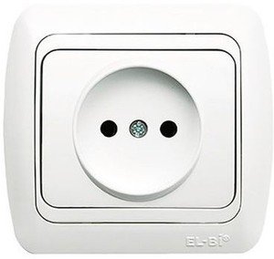 Фото ABB Tuna 502-000202-215 Розетка (10 А, в сборе, с/у, без з/к, белый)