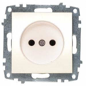 Фото ABB Zena 500-012500-217 Розетка (10 А, с/у, з/к, жемчужный)