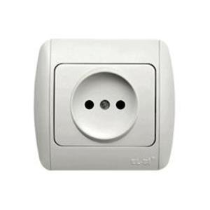 Фото ABB Zirve 501-000202-215 Розетка (10 А, в сборе, с/у, без з/к, белый)
