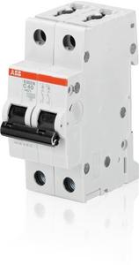 Фото ABB S202 2CDS272001R0024 Автоматический выключатель двухполюсный 2А (10 кА, C)