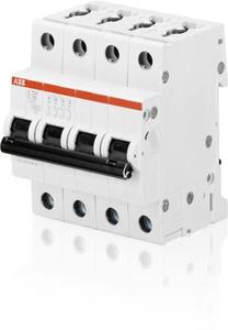 Фото ABB S204 2CDS254001R0064 Автоматический выключатель четырехполюсный 6А (6 кА, C)