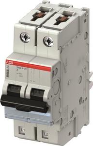 Фото ABB S400 2CCS562001R1988 Автоматический выключатель двухполюсный 0.5А (25 кА, Z)