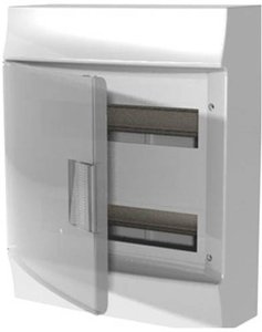 Фото ABB 1SPE007717F9977 Бокс настенный Mistral41 36М непрозрачная дверь (с клемм) 2ряда