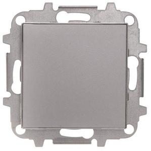 Фото ABB Sky Niessen 2CLA850000A1301 Заглушка с суппортом (под рамку, скрытая установка, серебро)