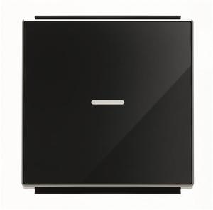Фото ABB Sky Niessen 2CLA850130A2501 Клавиша одиночная (линза, стекло черное)
