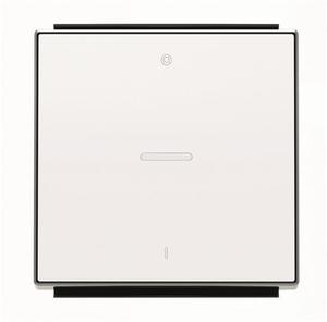 Фото ABB Sky Niessen 2CLA850140A1101 Клавиша одиночная (линза, маркировка, белая)