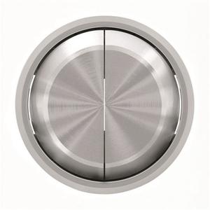 Фото ABB Sky Moon 2CLA861100A1401 Клавиша двойная (хром)