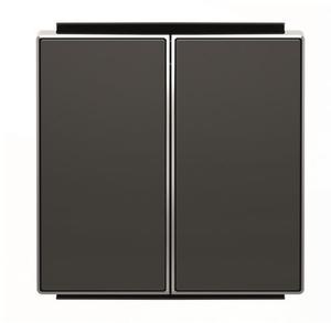 Фото ABB Sky Niessen 2CLA851100A1501 Клавиша двойная (черная)