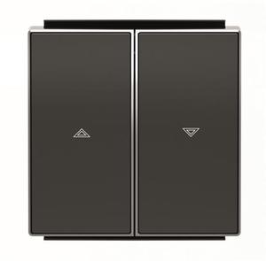 Фото ABB Sky Niessen 2CLA854400A1501 Клавиша двойная (маркировка, черная)