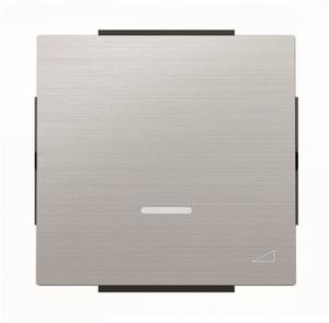Фото ABB Sky Niessen 2CLA856010A1401 Накладка светорегулятора нажимного (подсветка, нержавеющая сталь)