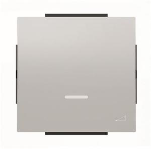 Фото ABB Sky Niessen 2CLA856010A1301 Накладка светорегулятора нажимного (подсветка, серебро)