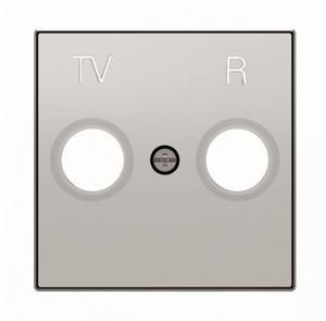Фото ABB Sky Niessen 2CLA855000A1301 Крышка розетки телевизионной (TV+R, серебро)