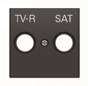 Фото ABB Sky Niessen 2CLA855010A1501 Крышка розетки телевизионной (TV/R+SAT, черная)