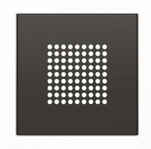 Фото ABB Sky Niessen 2CLA852900A1501 Накладка для механизма зуммера 8119, звонка 8124 и громкоговорителя 9329 (черный бархат)