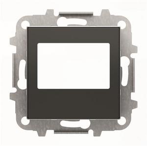 Фото ABB Sky Niessen 2CLA856800A1501 Накладка с суппортом для цифрового FM-радио (черная)