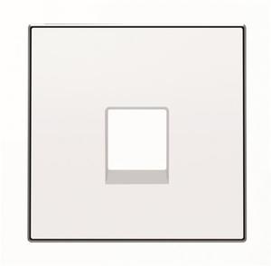 Фото ABB Sky Niessen 2CLA851700A1101 Крышка розетки компьютерной/телефонной (RJ45/RJ12, белая)