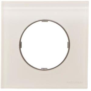 Фото ABB Sky Moon 2CLA867100A3001 Рамка 1-постовая (стекло белое)