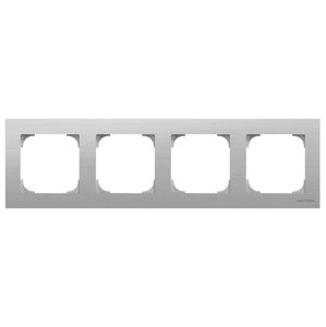 Фото ABB Sky 2CLA857400A1401 Рамка 4-постовая (нержавеющая сталь)