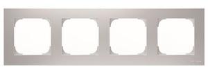 Фото ABB Sky 2CLA857400A1301 Рамка 4-постовая (серебристый алюминий)