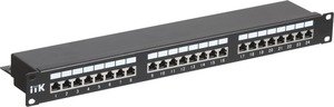 Фото IEK PP24-1UC5ES-D05 ITK 1U патч-панель кат.5Е STP, 24 порта (IDC Dual)