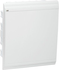 Фото IEK MKP82-V-24-WD-41-10 Бокс ЩРВ-П-24 модуля встраив.пластик IP41 PRIME белая дверь