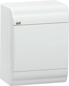 Фото IEK MKP82-N-04-WD-41-20 Бокс ЩРН-П-4 модуля навесн.пластик IP41 PRIME белая дверь