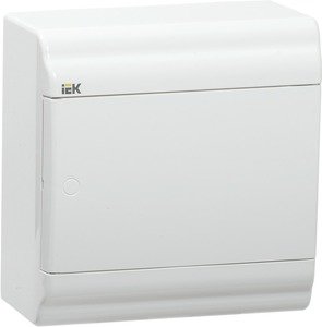 Фото IEK MKP82-N-06-WD-41-20 Бокс ЩРН-П-6 модулей навесн.пластик IP41 PRIME белая дверь