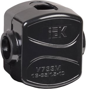 Фото IEK UKZ-ZO-733M Зажим ответвительный У-733М (16-35/1,5-10 мм²) IP20