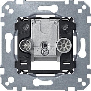 Фото Merten Antique/Artec MTN299200 Розетка телевизионная оконечная (TV+Radio+SAT, в сборе, с/у)