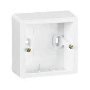 Фото Legrand Cariva 773698 Коробка монтажная 1-постовая (универсальная, белый)
