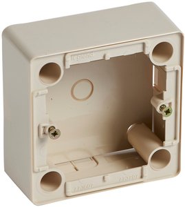 Фото Legrand Cariva 773797 Коробка монтажная 1-постовая (универсальная, кремовый)