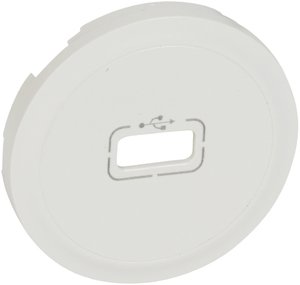 Фото Legrand Celiane 068253 Крышка розетки (USB, 1 шт, белый)