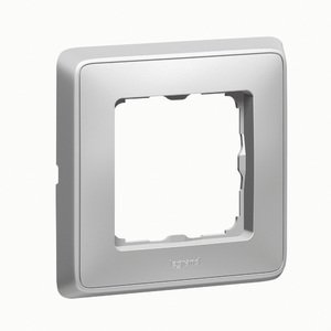 Фото Legrand Cariva 695964 Рамка 1-постовая (универсальная, алюминий)