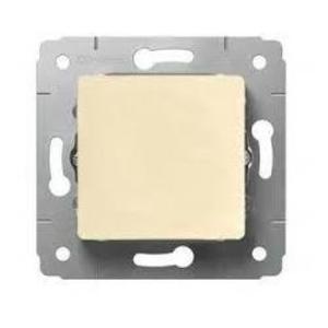 Фото Legrand Cariva 695900 Выключатель 1-клавишный (10 А, под рамку, с/у, бежевый)