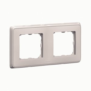 Фото Legrand Cariva 695975 Рамка 2-постовая (универсальная, песочный)