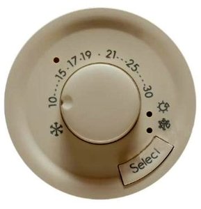 Фото Legrand Celiane 696936 Термостат для теплого пола (16 А, IP20, с/у, под рамку, поворотный, бежевый)