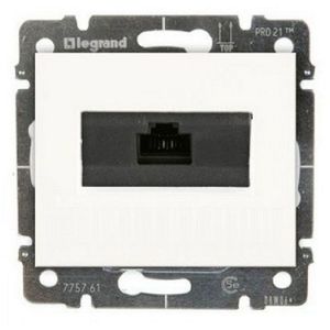 Фото Legrand Galea Life 696990 Розетка компьютерная (RJ45, жемчужный)
