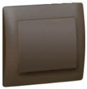 Фото Legrand DIY Galea Life 696821 Переключатель 1-клавишный (10 А, в сборе, скрытая установка, темная бронза)