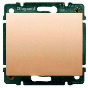Фото Legrand DIY Galea Life 696860 Выключатель 1-клавишный (10 А, под рамку, скрытая установка, титан)