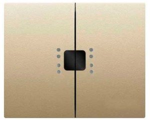 Фото Legrand DIY Galea Life 696863 Выключатель 2-х клавишный (10 А, подсветка, под рамку, скрытая установка, титан)