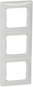 Фото Legrand Valena 694257 Рамка 3-постовая (горизонтальная, белый)
