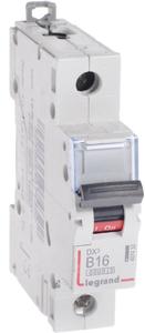 Фото Legrand DX3 407432 Автоматический выключатель однополюсный 16А (6 кА, B)