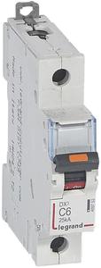Фото Legrand DX3 409753 Автоматический выключатель однополюсный 6А (25 кА, C)