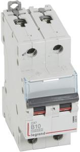 Фото Legrand DX3 408940 Автоматический выключатель двухполюсный 10А (16 кА, B)