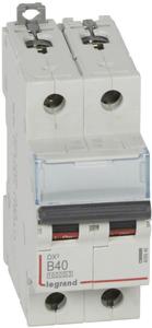 Фото Legrand DX3 408946 Автоматический выключатель двухполюсный 40А (16 кА, B)
