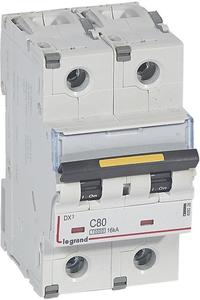 Фото Legrand DX3 409228 Автоматический выключатель двухполюсный 80А (16 кА, C)