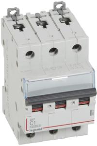 Фото Legrand DX3 409247 Автоматический выключатель трехполюсный 1А (16 кА, C)