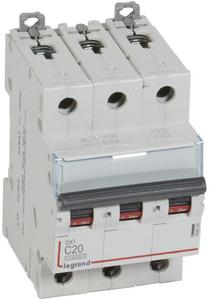 Фото Legrand DX3 409255 Автоматический выключатель трехполюсный 20А (16 кА, C)