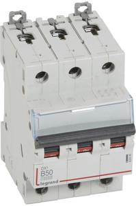 Фото Legrand DX3 408996 Автоматический выключатель трехполюсный 50А (16 кА, B)